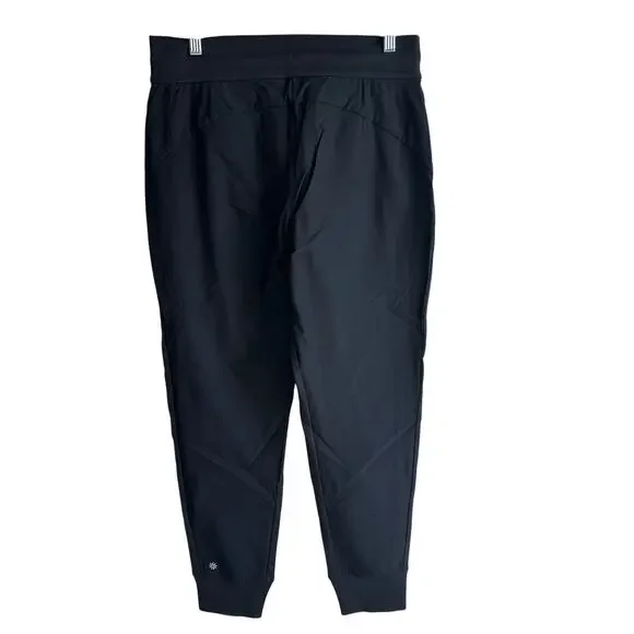 Athleta Headlands Hybrid Trek Mid Rise Jogger Black 10 486183 - Picture 6 of 10